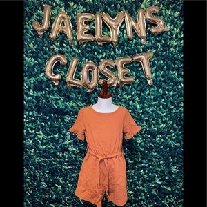 Orange romper